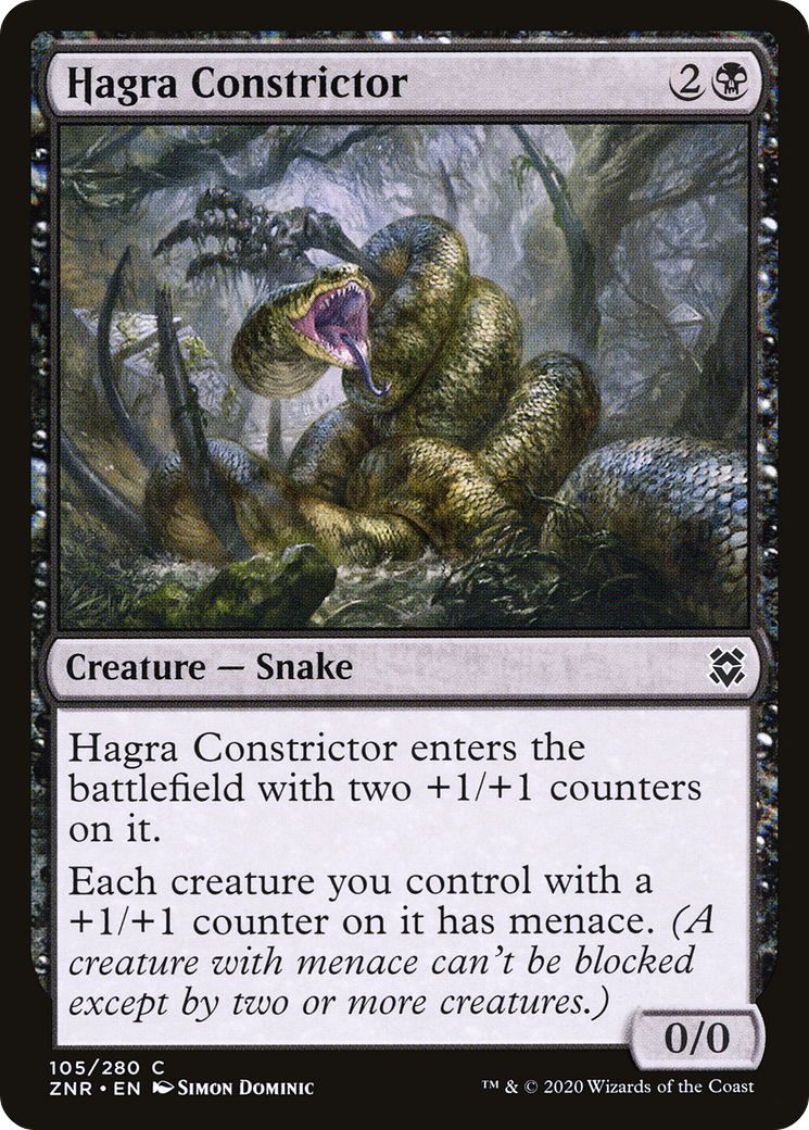 Hagra Constrictor (ZNR-105) - Zendikar Rising Foil