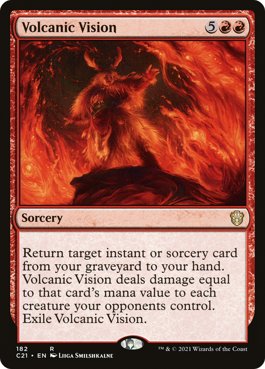 Volcanic Vision (C21-182) - Commander 2021