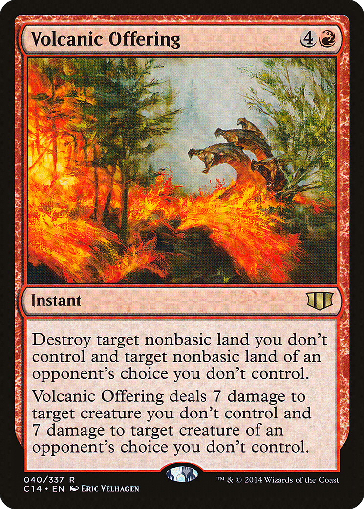 Volcanic Offering (C14-040) - Commander 2014