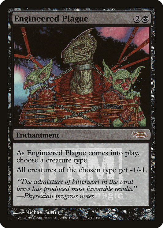 Engineered Plague (F07-007) - Friday Night Magic 2007 Foil