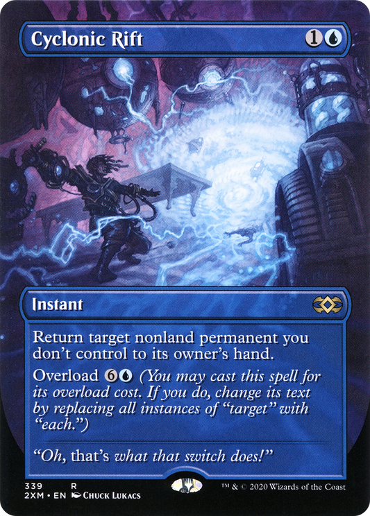 Cyclonic Rift (2XM-339) - Double Masters (Borderless) Foil