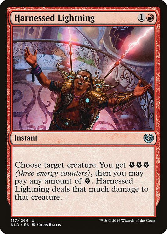 Harnessed Lightning (KLD-117) - Kaladesh Foil