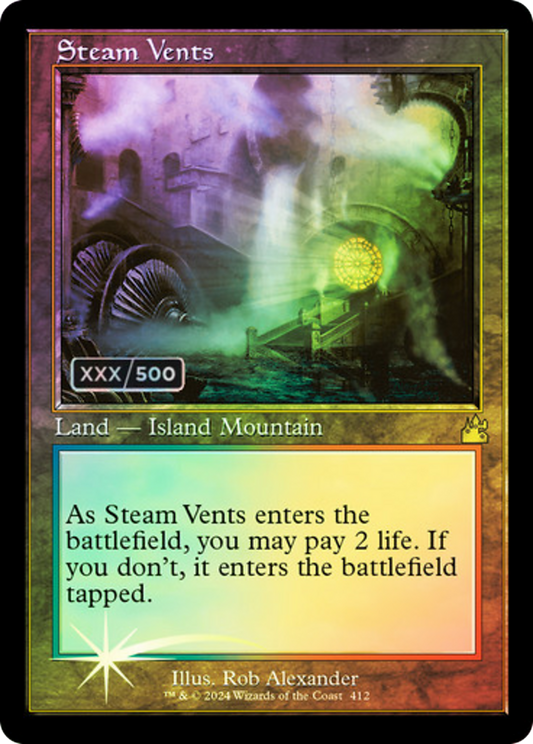 Steam Vents (RVR-412Z) - Ravnica Remastered Foil