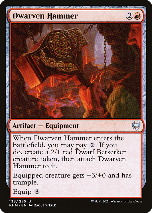 Dwarven Hammer (KHM-133) - Kaldheim Foil