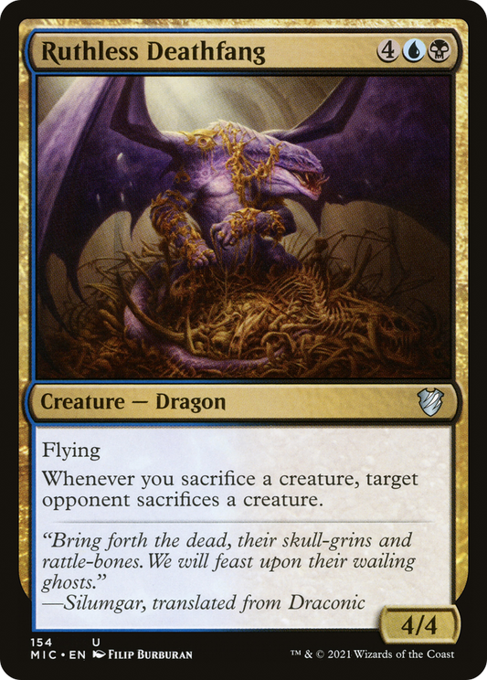 Ruthless Deathfang (MIC-154) - Midnight Hunt Commander