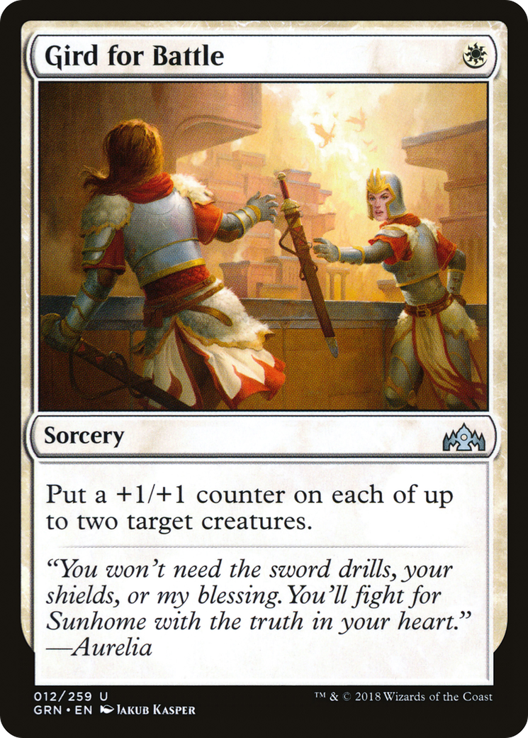 Gird for Battle (GRN-012) - Guilds of Ravnica Foil