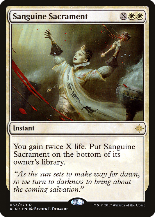 Sanguine Sacrament (XLN-033) - Ixalan Foil