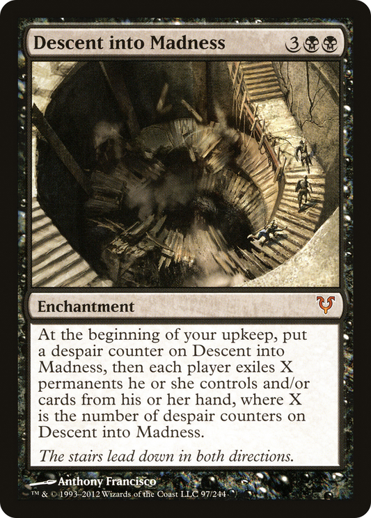 Descent into Madness (AVR-097) - Avacyn Restored Foil