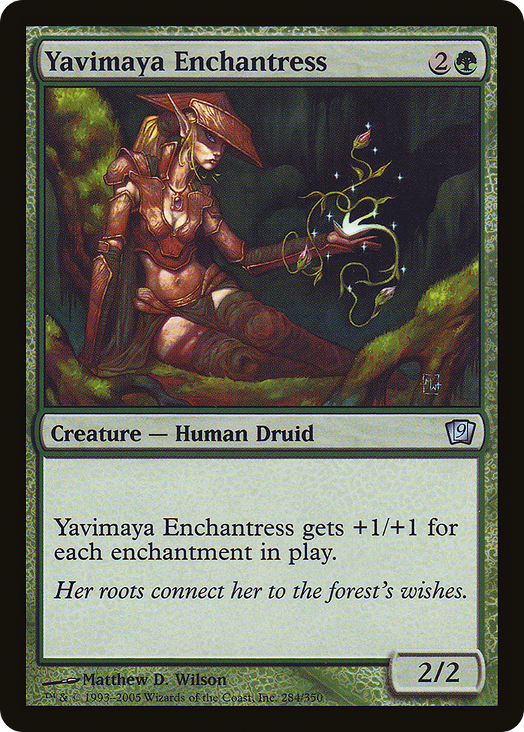 Yavimaya Enchantress (9ED-284★) - Ninth Edition Foil