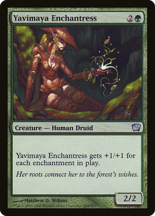 Yavimaya Enchantress (9ED-284★) - Ninth Edition Foil