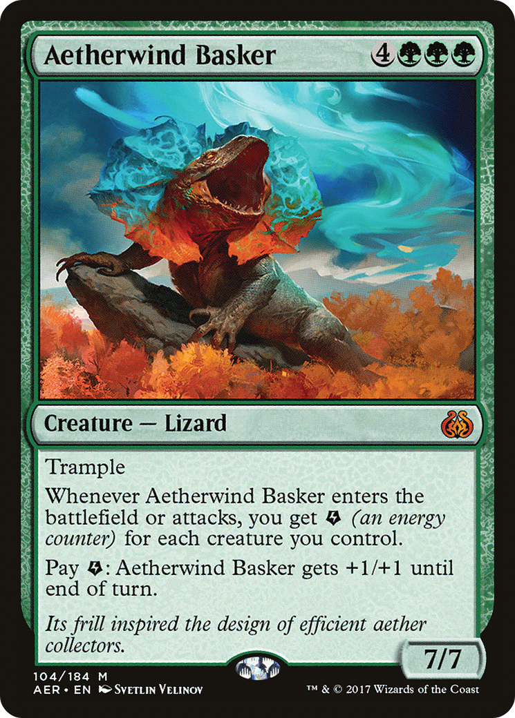 Aetherwind Basker (AER-104) - Aether Revolt Foil