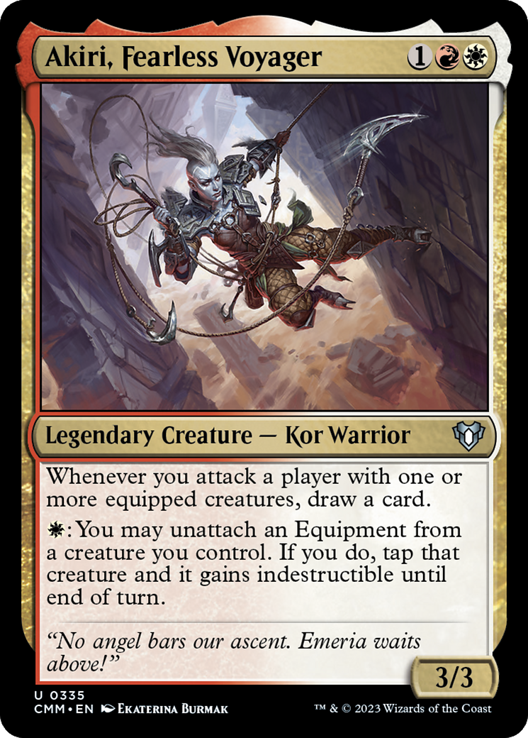 Akiri, Fearless Voyager (CMM-335) - Commander Masters