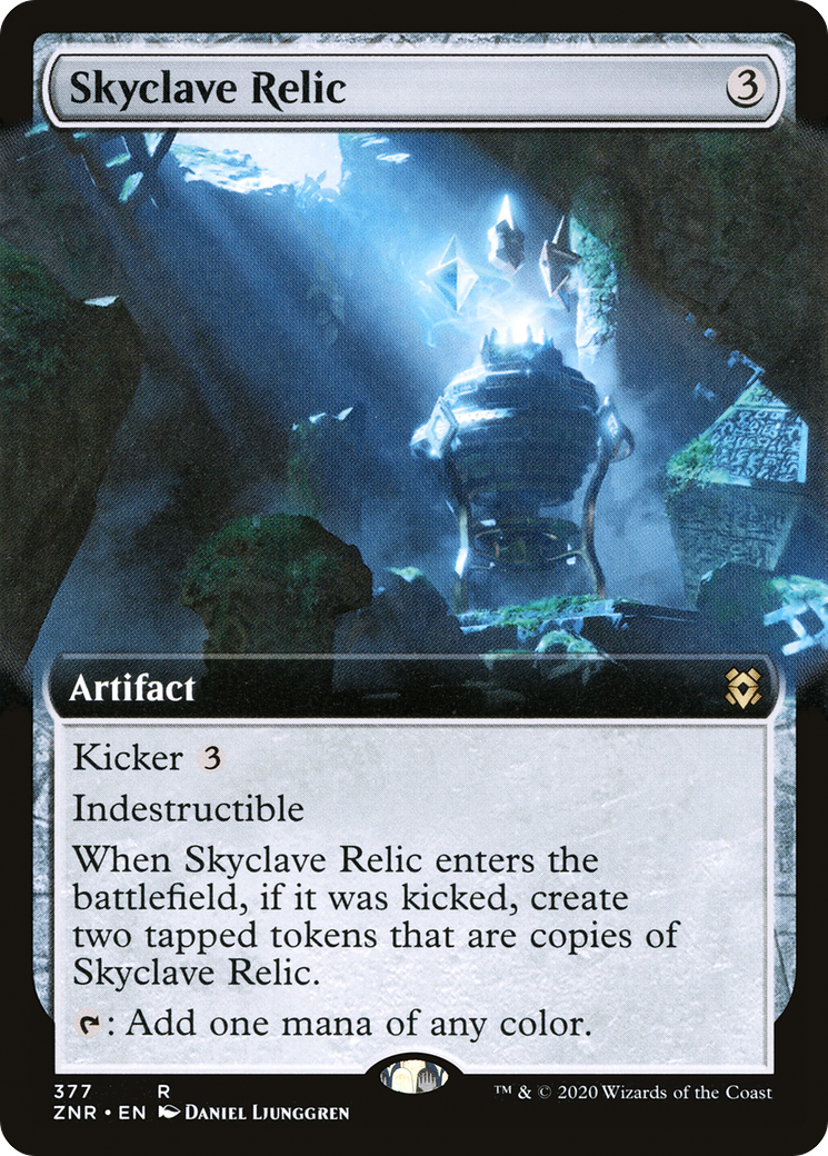 Skyclave Relic (ZNR-377) - Zendikar Rising: (Extended Art)