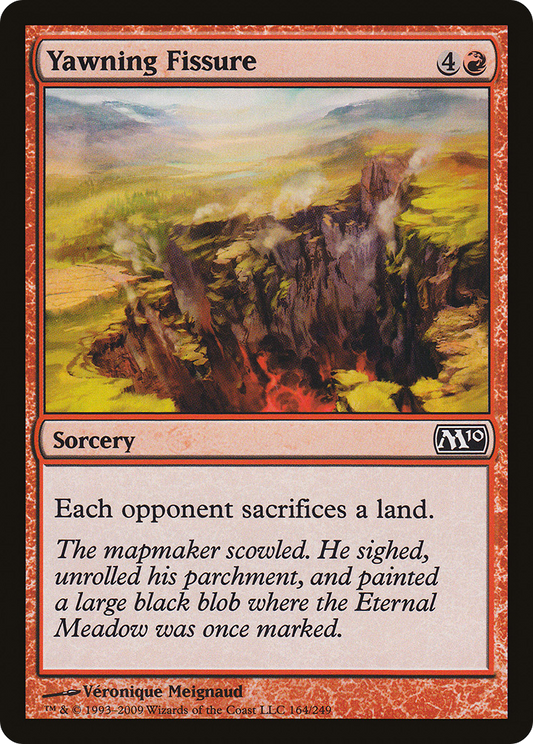 Yawning Fissure (M10-164) - Magic 2010 Foil