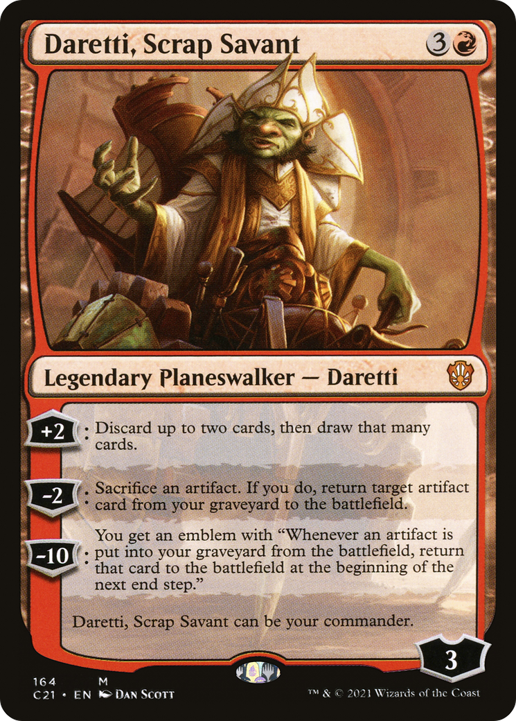 Daretti, Scrap Savant (C21-164) - Commander 2021