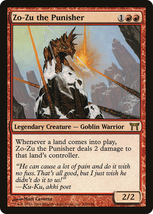 Zo-Zu the Punisher (CHK-200) - Champions of Kamigawa Foil