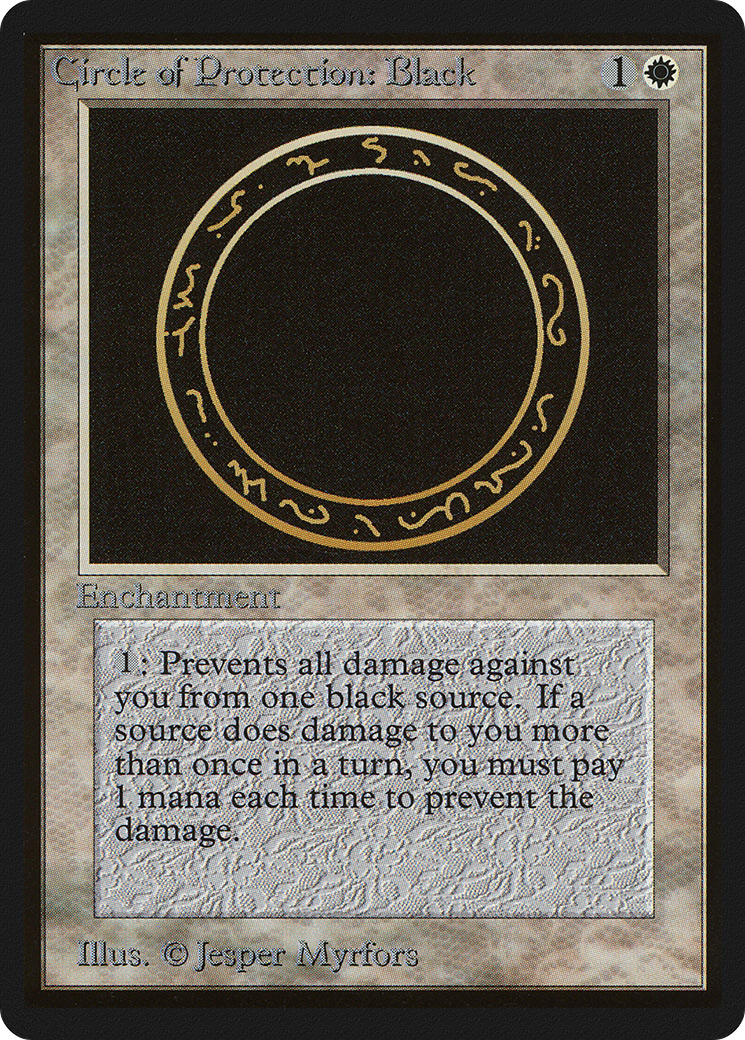 Circle of Protection: Black (LEB-010) - Limited Edition Beta