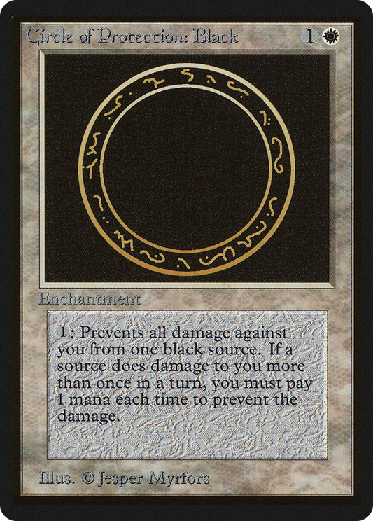 Circle of Protection: Black (LEB-010) - Limited Edition Beta