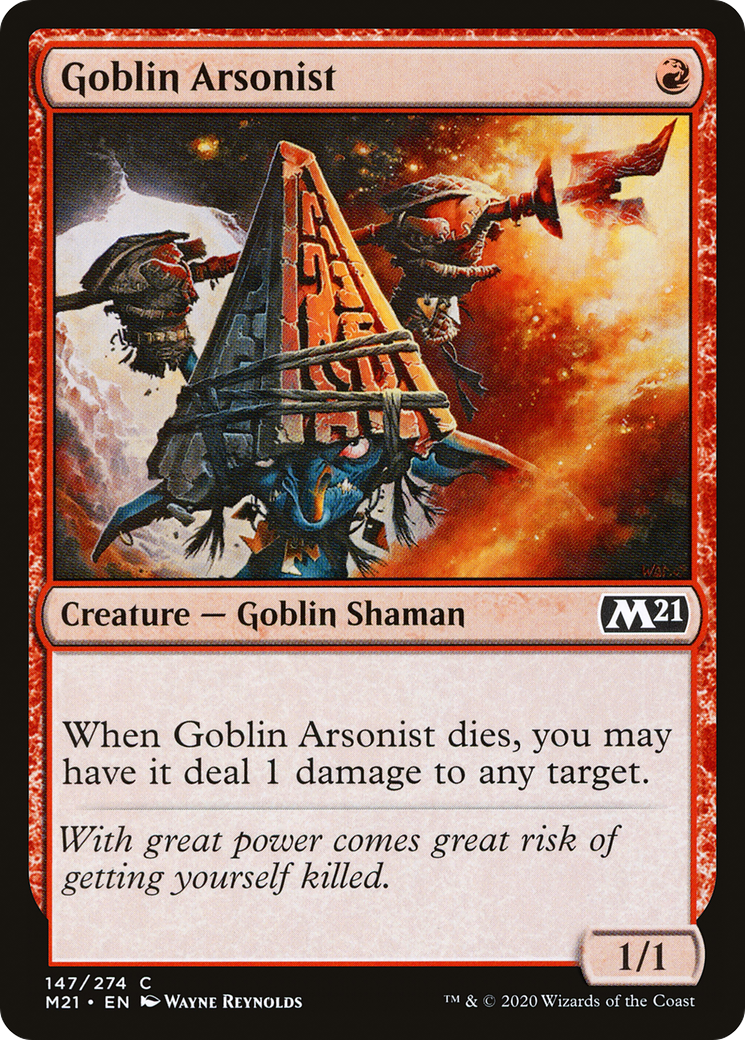 Goblin Arsonist (M21-147) - Core Set 2021 Foil