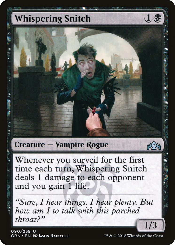 Whispering Snitch (GRN-090) - Guilds of Ravnica Foil