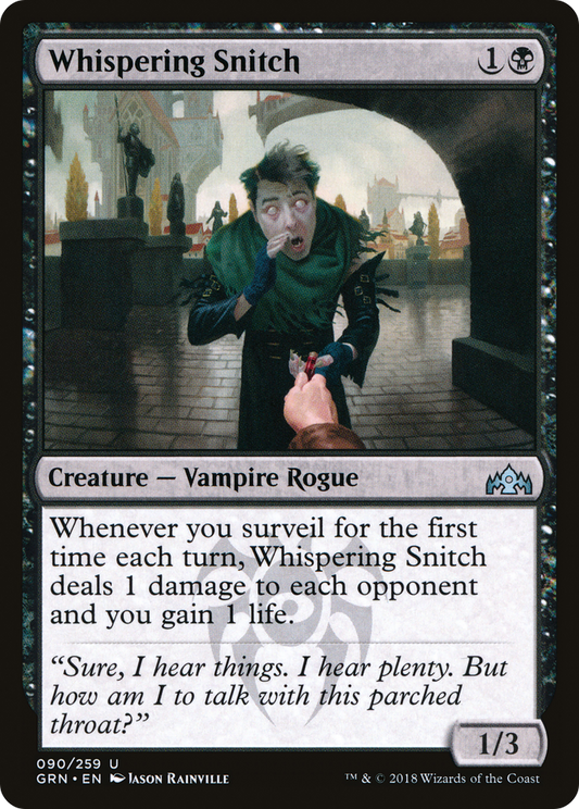 Whispering Snitch (GRN-090) - Guilds of Ravnica