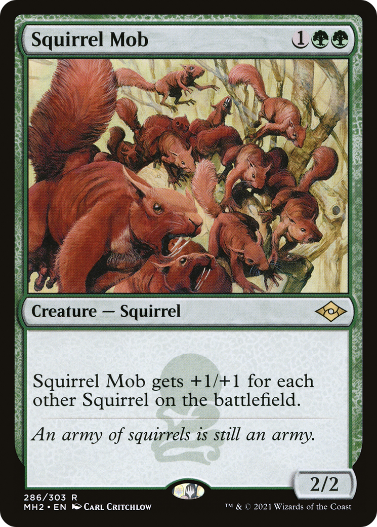 Squirrel Mob (MH2-286) - Modern Horizons 2 Etched Foil