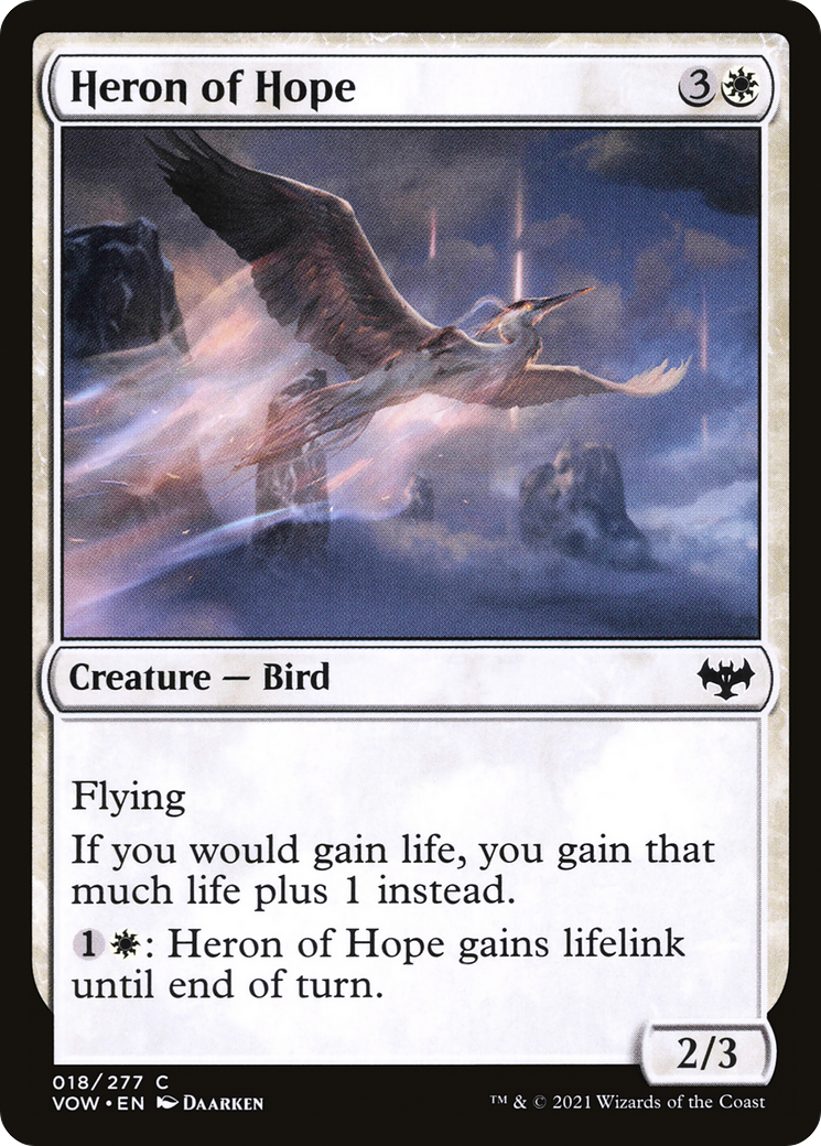 Heron of Hope (VOW-018) - Innistrad: Crimson Vow