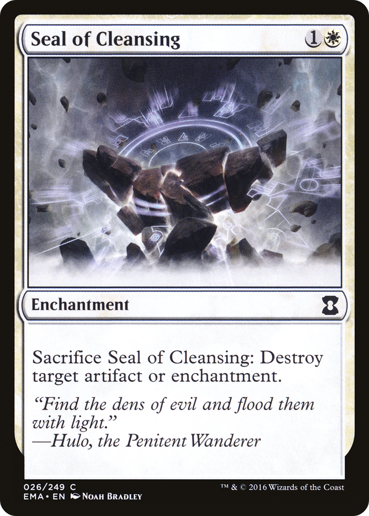 Seal of Cleansing (EMA-026) - Eternal Masters Foil