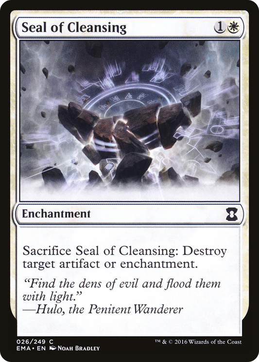 Seal of Cleansing (EMA-026) - Eternal Masters Foil