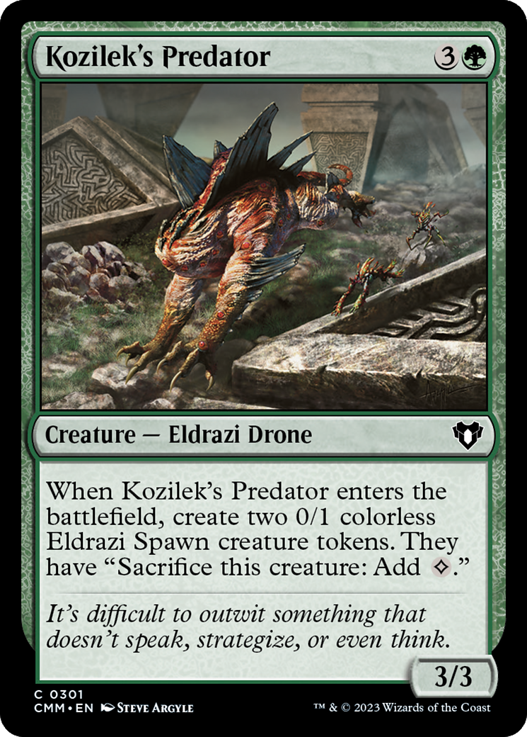 Kozilek's Predator (CMM-301) - Commander Masters Foil