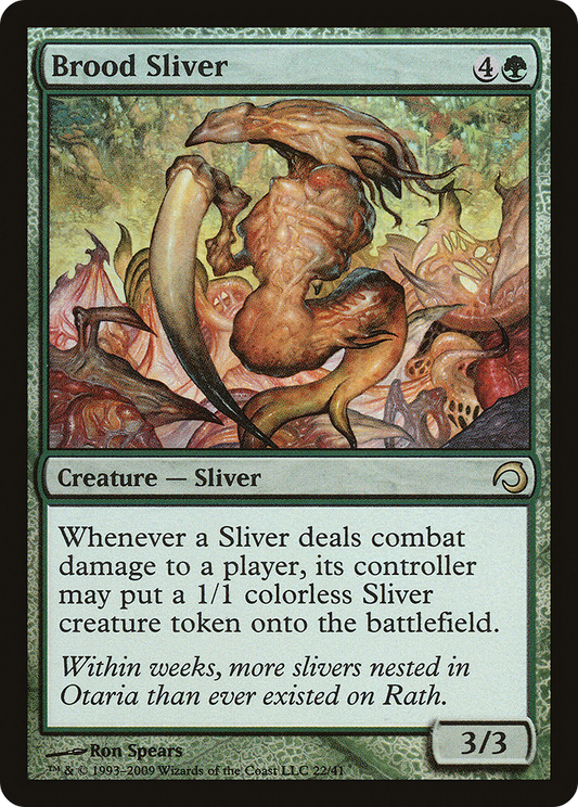 Brood Sliver (H09-022) - Premium Deck Series: Slivers Foil