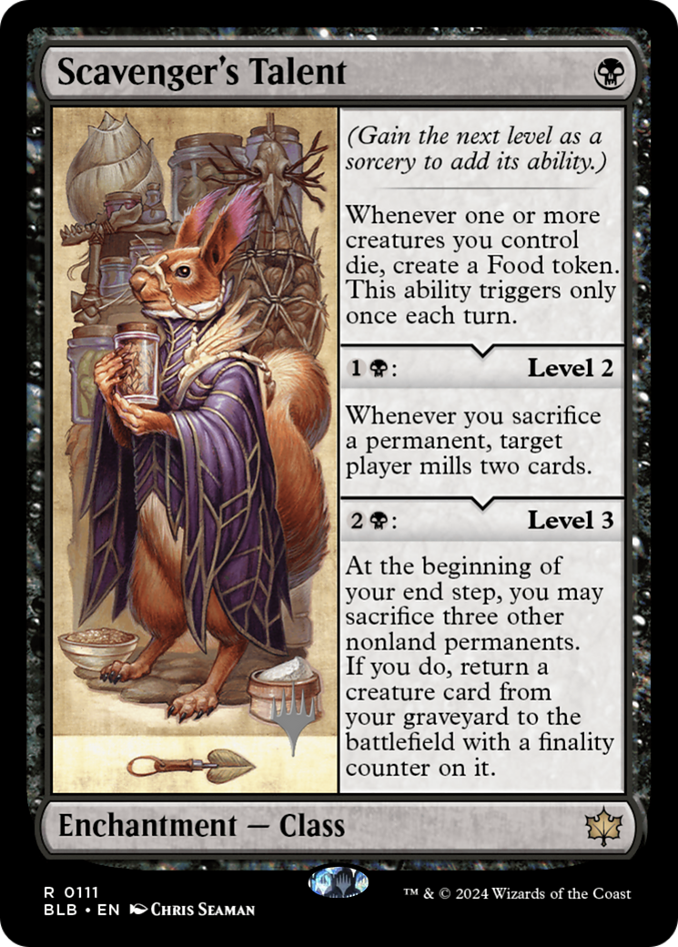 Scavenger's Talent (PPBLB-111) - Bloomburrow Promos Foil (Promo Pack)