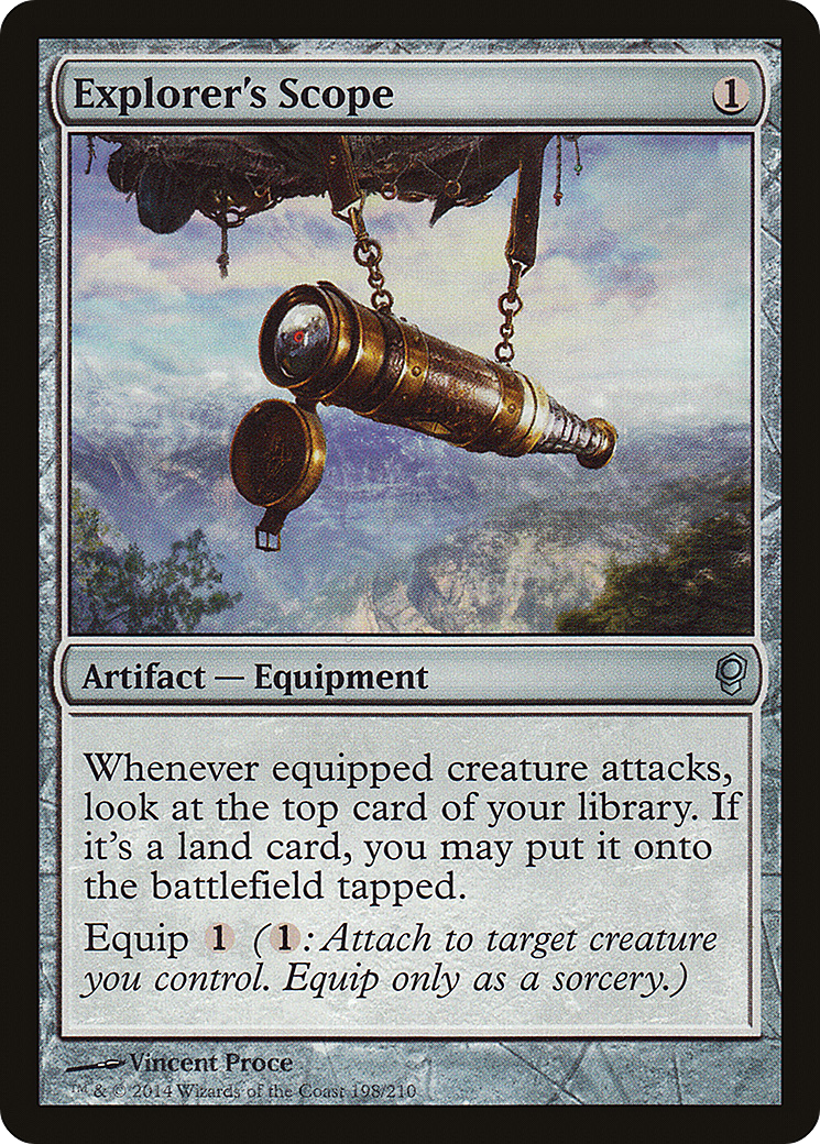 Explorer's Scope (CNS-198) - Conspiracy Foil