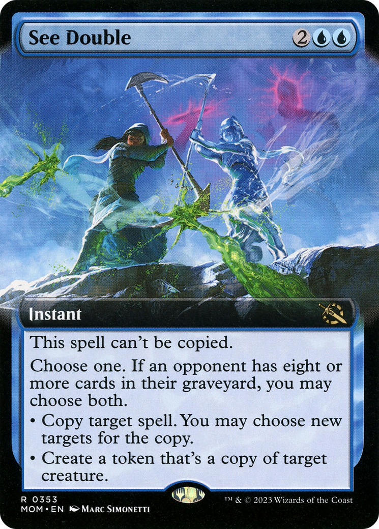 See Double (Extended Art) (MOM-353) - March of the Machine: (Extended Art) Foil