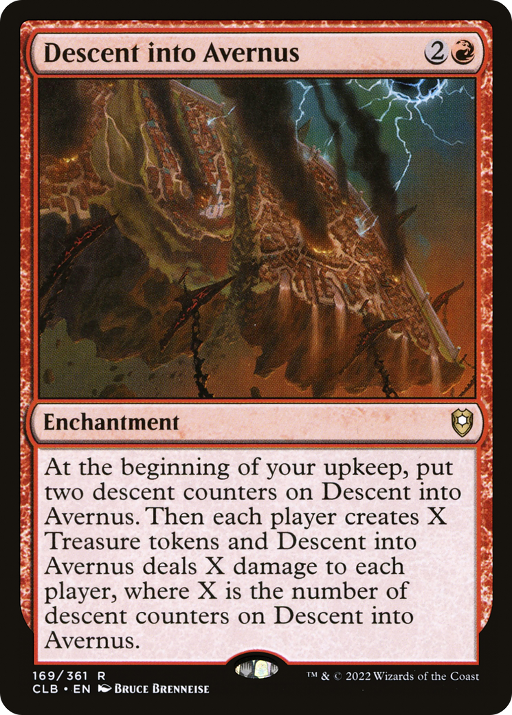 Descent into Avernus (CLB-169) - Commander Legends: Battle for Baldur's Gate Foil