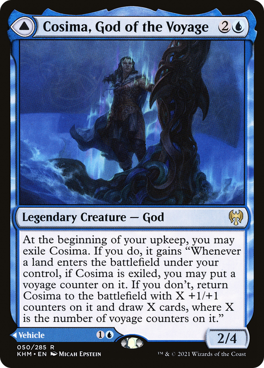 Cosima, God of the Voyage // The Omenkeel (KHM-050) - Kaldheim Foil