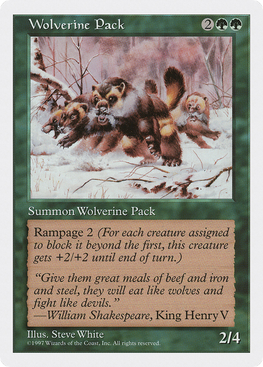 Wolverine Pack (5ED-344) - Fifth Edition