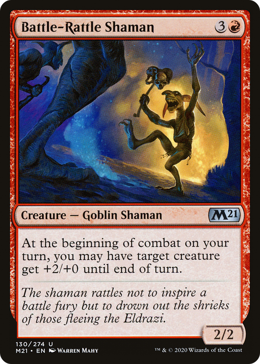 Battle-Rattle Shaman (M21-130) - Core Set 2021 Foil