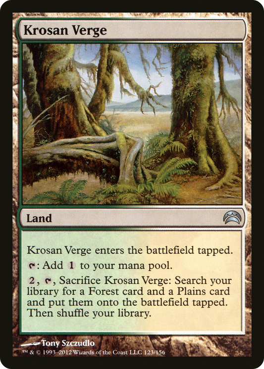 Krosan Verge (PC2-123) - Planechase 2012