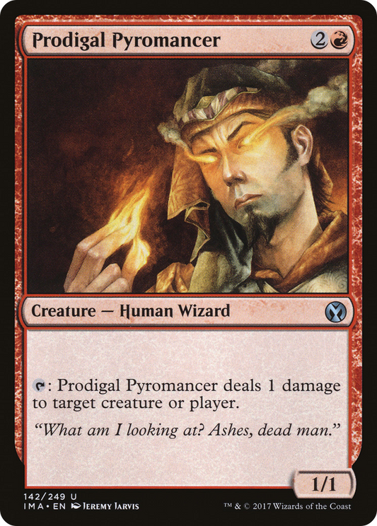 Prodigal Pyromancer (IMA-142) - Iconic Masters Foil