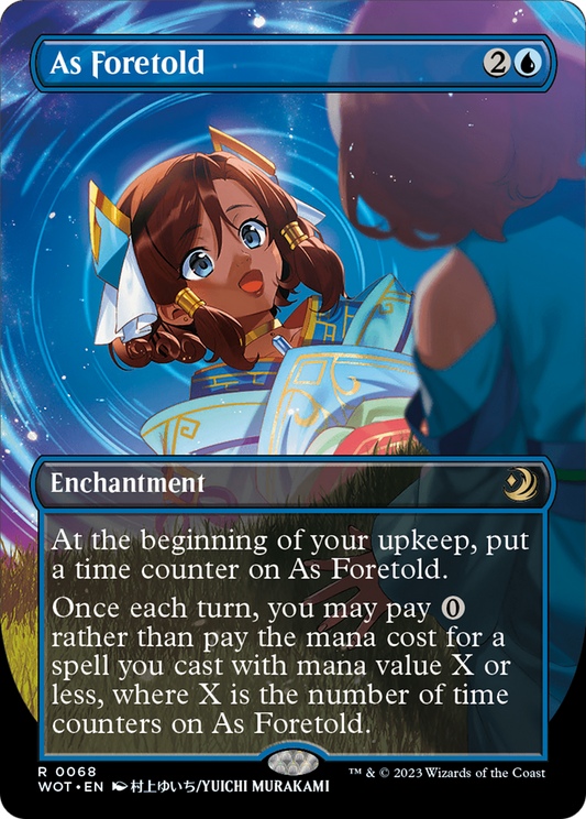 As Foretold (Anime Borderless) (WOT-068) - Wilds of Eldraine: Enchanting Tales (Borderless)
