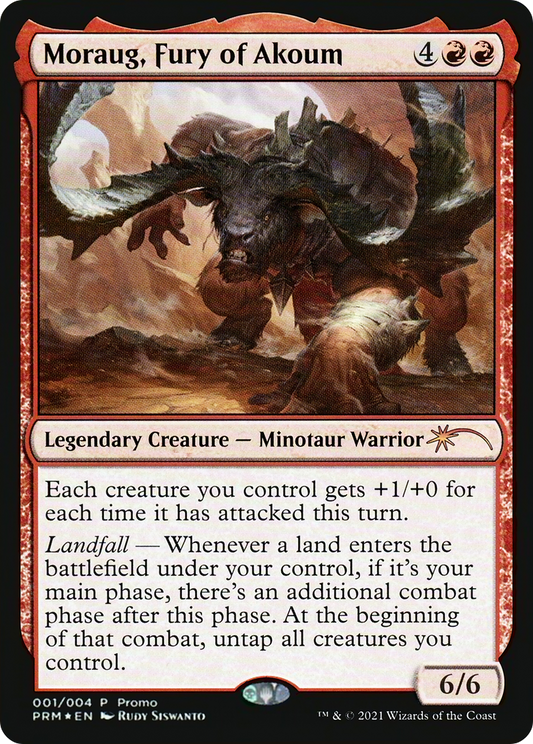 Moraug, Fury of Akoum (PL21-001) - Year of the Ox 2021 Foil