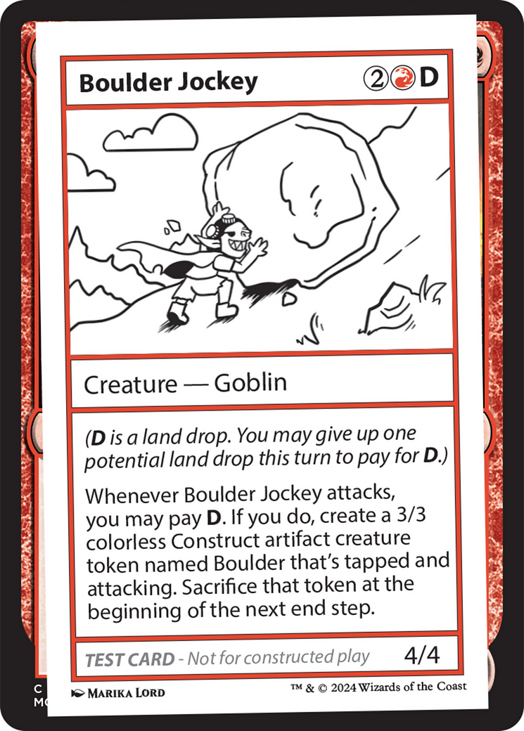 Boulder Jockey (MB2PC-) - Mystery Booster 2 (Playtest)