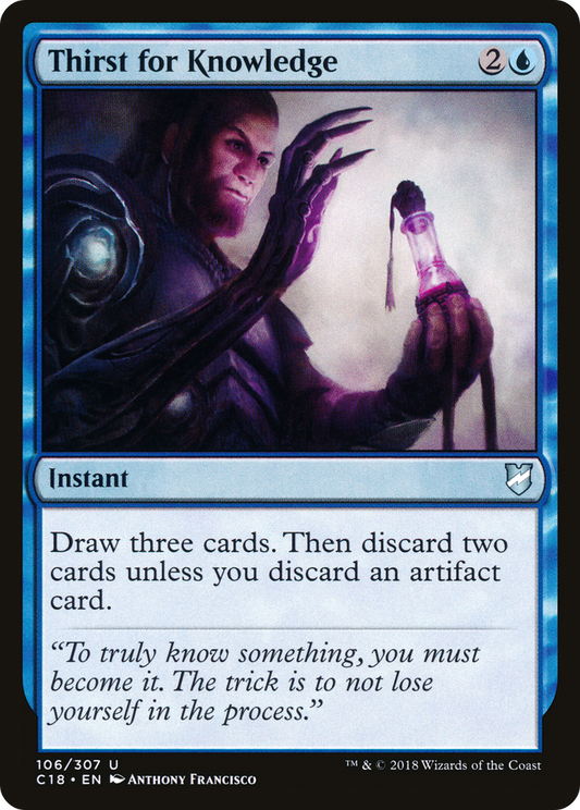 Thirst for Knowledge (C18-106) - Commander 2018