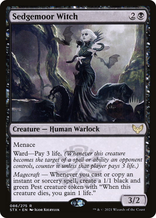 Sedgemoor Witch (PSTX-86P) - Strixhaven: School of Mages Promos