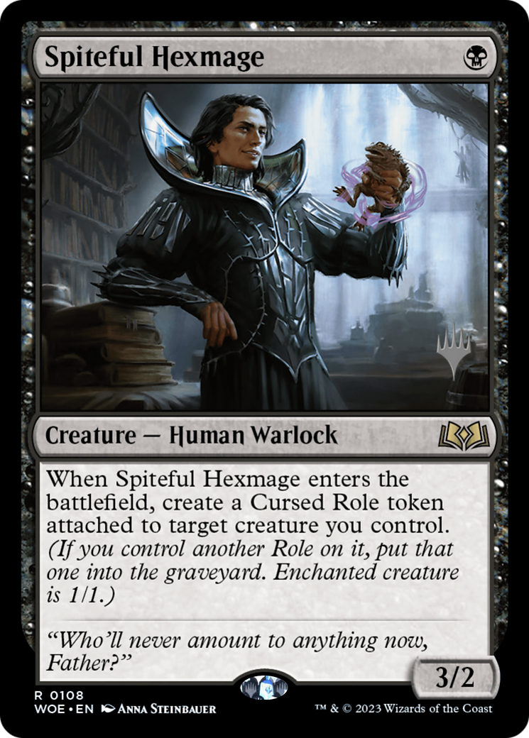 Spiteful Hexmage  (PPWOE-108P) - Wilds of Eldraine Promos (Promo Pack) Foil
