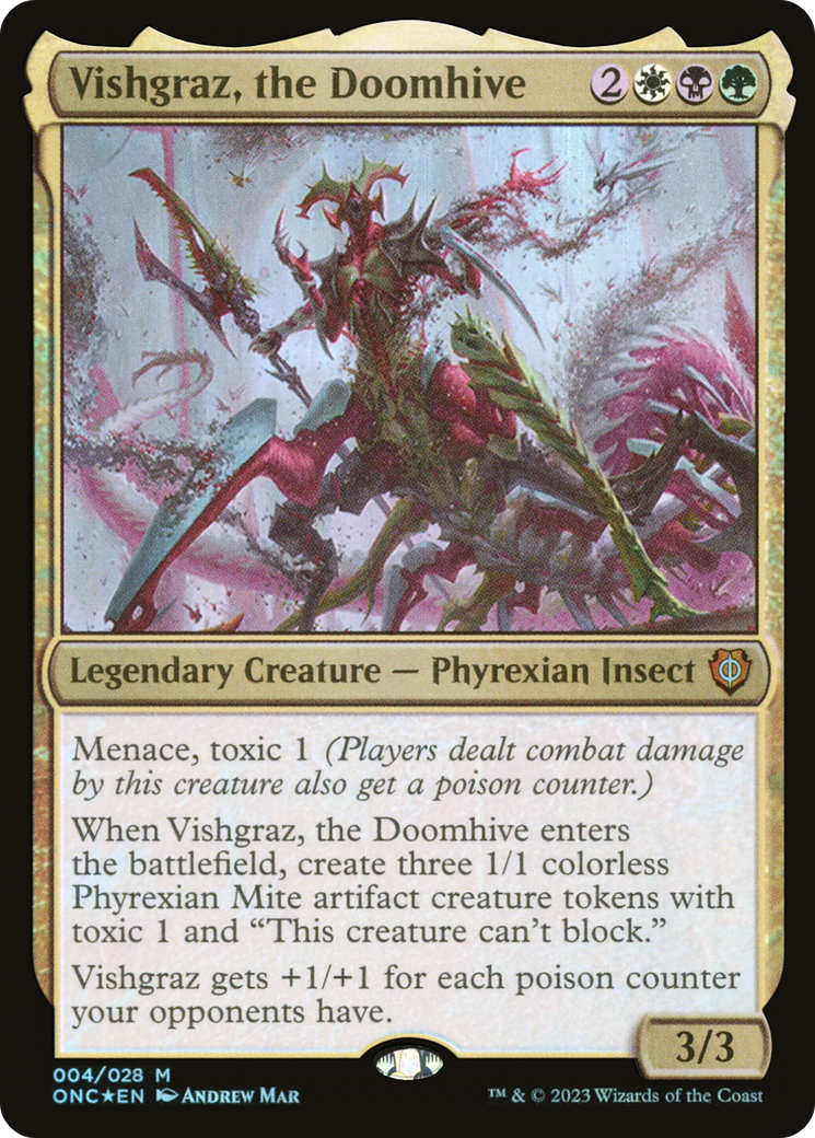 Vishgraz, the Doomhive (ONC-004) - Phyrexia: All Will Be One Commander Foil