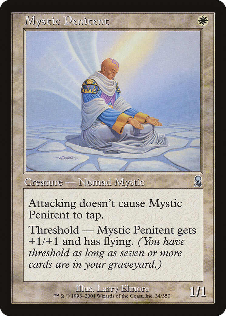 Mystic Penitent (ODY-034) - Odyssey Foil