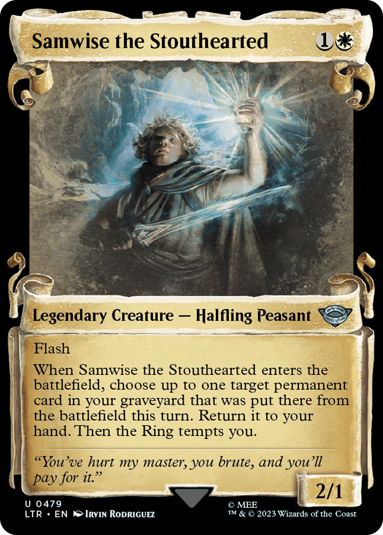 Samwise the Stouthearted (Showcase Scrolls) (LTR-479) - The Lord of the Rings: Tales of Middle-earth: (Showcase)