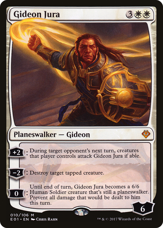 Gideon Jura (E01-010) - Archenemy: Nicol Bolas